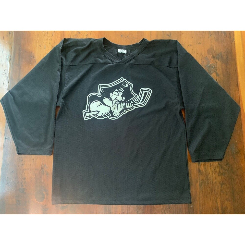 Portland Pirates AHL Hockey Training Jersey Black Men’s Size Small